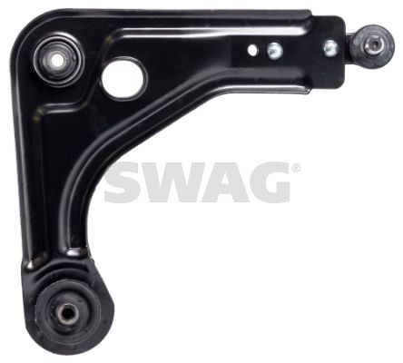 SWAG 50 73 0007 Suspension arm with bearing(s), Front Axle Right, Lower, Control Arm, Sheet Steel