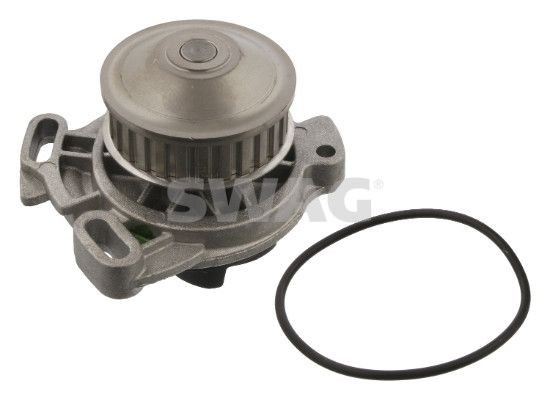 SWAG 60 15 0020 Water pump Number of Teeth: 26, Cast Aluminium, with seal ring, Plastic