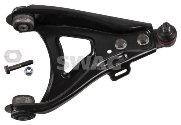 SWAG with bearing(s), Front Axle Right, Lower, Control Arm, Sheet Steel Control arm 60 91 9646 buy