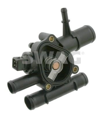 60 92 4157 SWAG Coolant thermostat RENAULT Opening Temperature: 83°C, with seal, Plastic, with housing