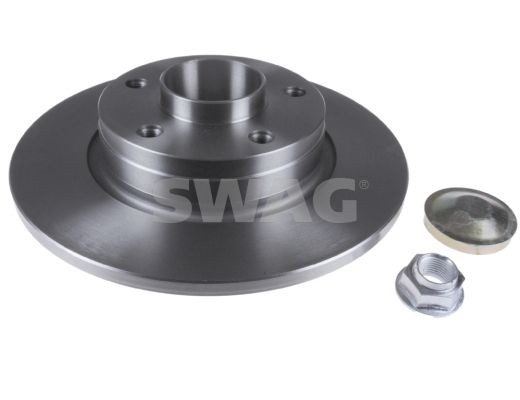 60 92 8151 SWAG Brake rotors NISSAN Rear Axle, 280x12mm, 5x118, solid, Oiled