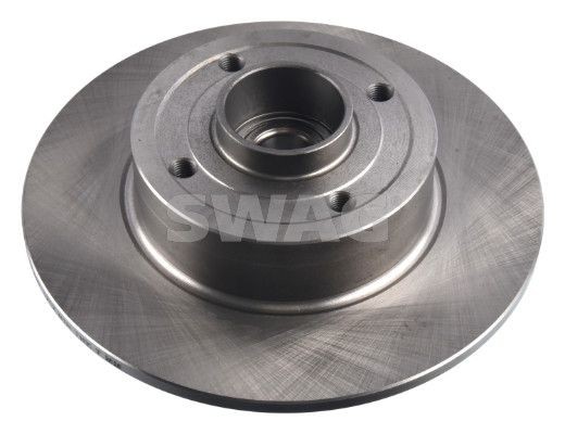 Brake disc set SWAG Rear Axle, 240x8mm, 4x100, solid, Oiled - 60 92 8154
