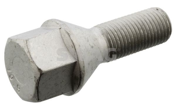 SWAG 62 91 1616 Wheel Bolt M12 x 1,25, Conical Seat F, 17 mm, 10.9, SW19, Zinc-coated, Steel, Male Hex