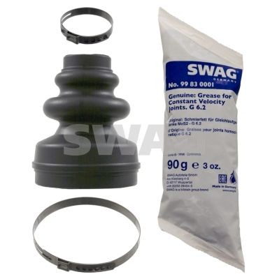 SWAG Front Axle, transmission sided, Rubber Inner Diameter 2: 34, 80mm CV Boot 62 92 2015 buy