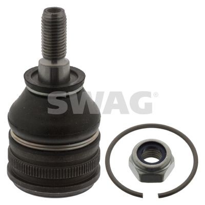 SWAG 70 78 0006 Ball Joint Front Axle Left, Front Axle Right, with self-locking nut, with retaining ring, 11mm, for control arm