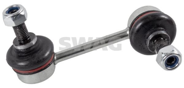 SWAG 74 92 1205 Anti-roll bar link Rear Axle Right, 95mm, M10 x 1,25 , with self-locking nut, Steel
