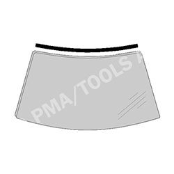 PMA Trim- / Protection Strip, windscreen 524318131 Volkswagen PASSAT 2000