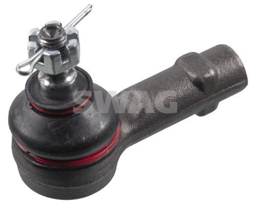 SWAG 80 71 0001 Track rod end outer, Front Axle Left, Front Axle Right, with self-locking nut