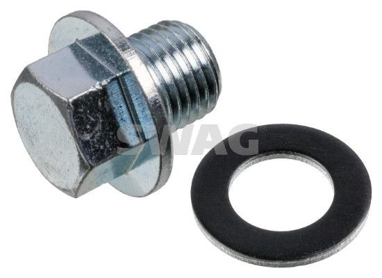 SWAG 81 93 0264 Sealing Plug, oil sump Steel, Spanner Size: 14, with seal ring