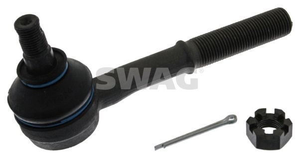 SWAG 82 71 0012 Track rod end Front Axle Left, outer, Front Axle Right, with crown nut