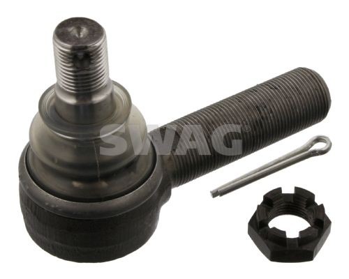 SWAG 99 90 3135 Track rod end Cone Size 22 mm, Front Axle Left, Front Axle Right, with crown nut