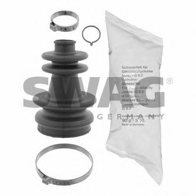 SWAG 99 90 6295 Bellow Set, drive shaft Front Axle, transmission sided, Rubber