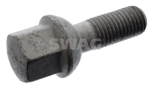 SWAG 99 99 0005 Wheel Bolt M12 x 1,5, Ball seat A/G, 22 mm, 10.9, for light alloy rims, SW17, Zink flake coated, Steel, Male Hex