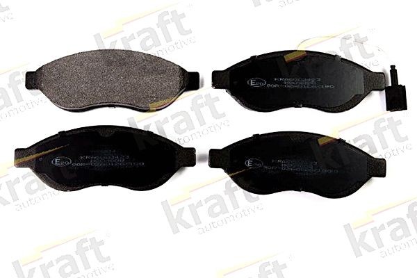 KRAFT 6003423 Brake pad set Front Axle, incl. wear warning contact