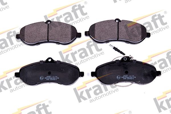 KRAFT Front Axle, incl. wear warning contact Height: 64,4mm, Width: 162,0mm Brake pads 6005671 buy