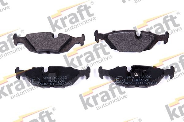 KRAFT 6007220 Brake pad set Rear Axle