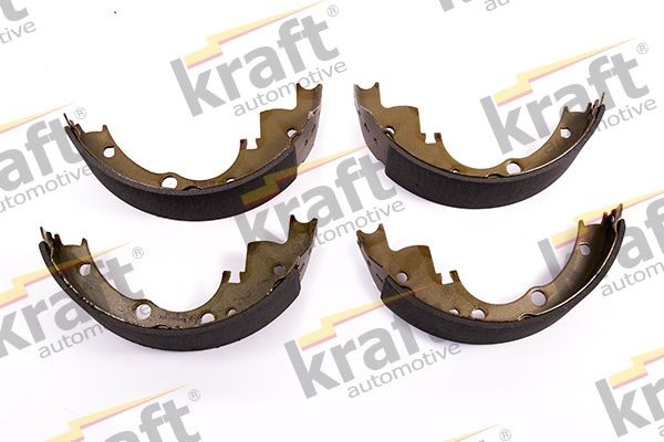 KRAFT 6026890 Brake Shoe Set Rear Axle, Ø: 254,0 x 70,0 mm, without lever