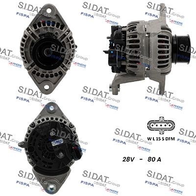 SIDAT A24BH0180 Lichtmaschine für VOLVO FH LKW in Original Qualität
