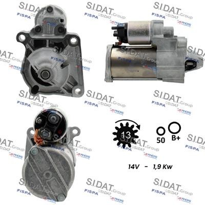 SIDAT S12BH0650 Starter motor 8570848