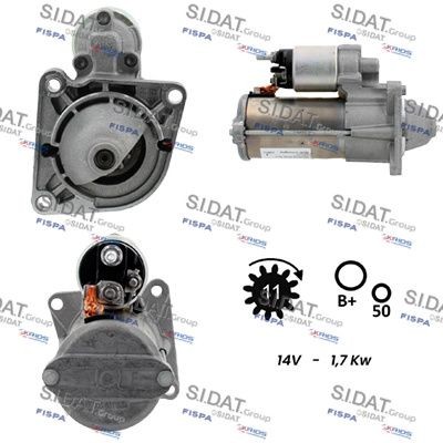 SIDAT S12BH0796 Starter motor 51 810 308