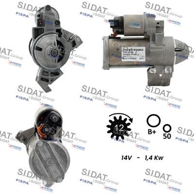SIDAT S12BH0932 Starter motor 8587708