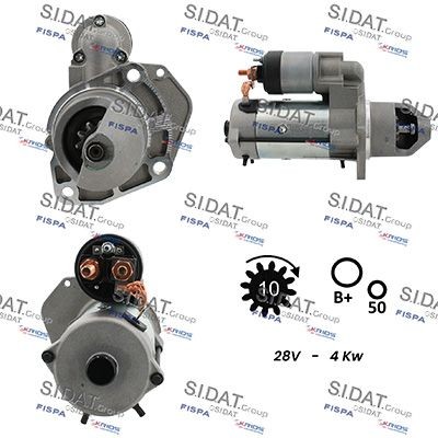 SIDAT S24BH0051 Starter motor 5 0415 4745