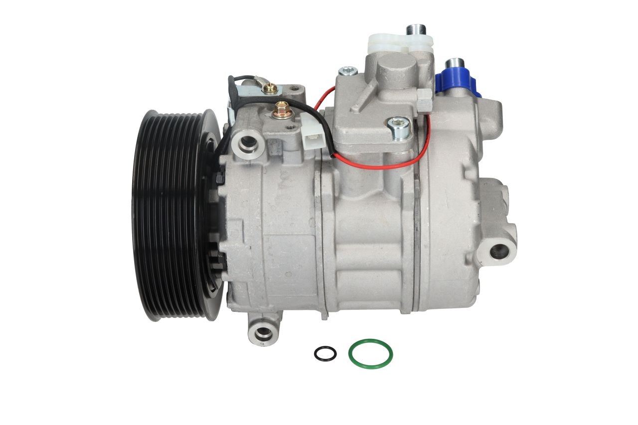 BOSCH 1986AD1080 Air conditioner compressor 24V, PAG 46, R 134a, with mounting manual, with seal ring