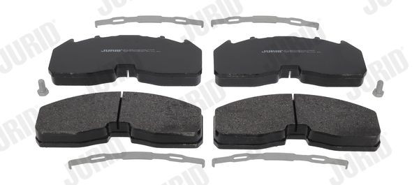 JURID 2933209560 Brake pad set with accessories