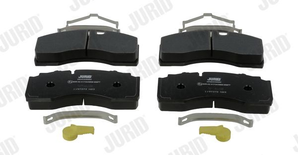 JURID Height: 91,5mm, Width: 210mm, Thickness: 30mm Brake pads 2934309560 buy