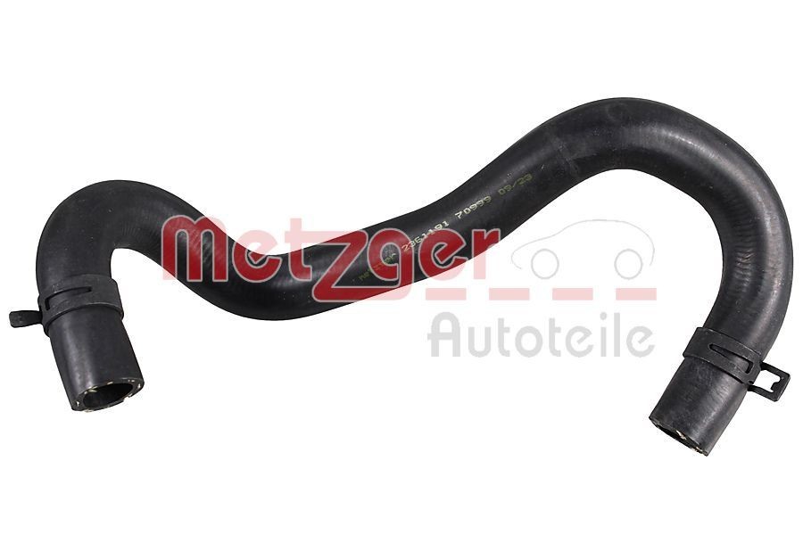 2361191 METZGER Power steering hose FORD from fluid reservoir to hydraulic pump, with clamps