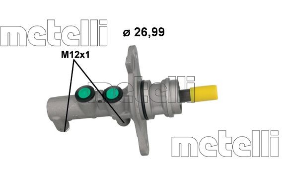Great value for money - METELLI Brake master cylinder 05-1270