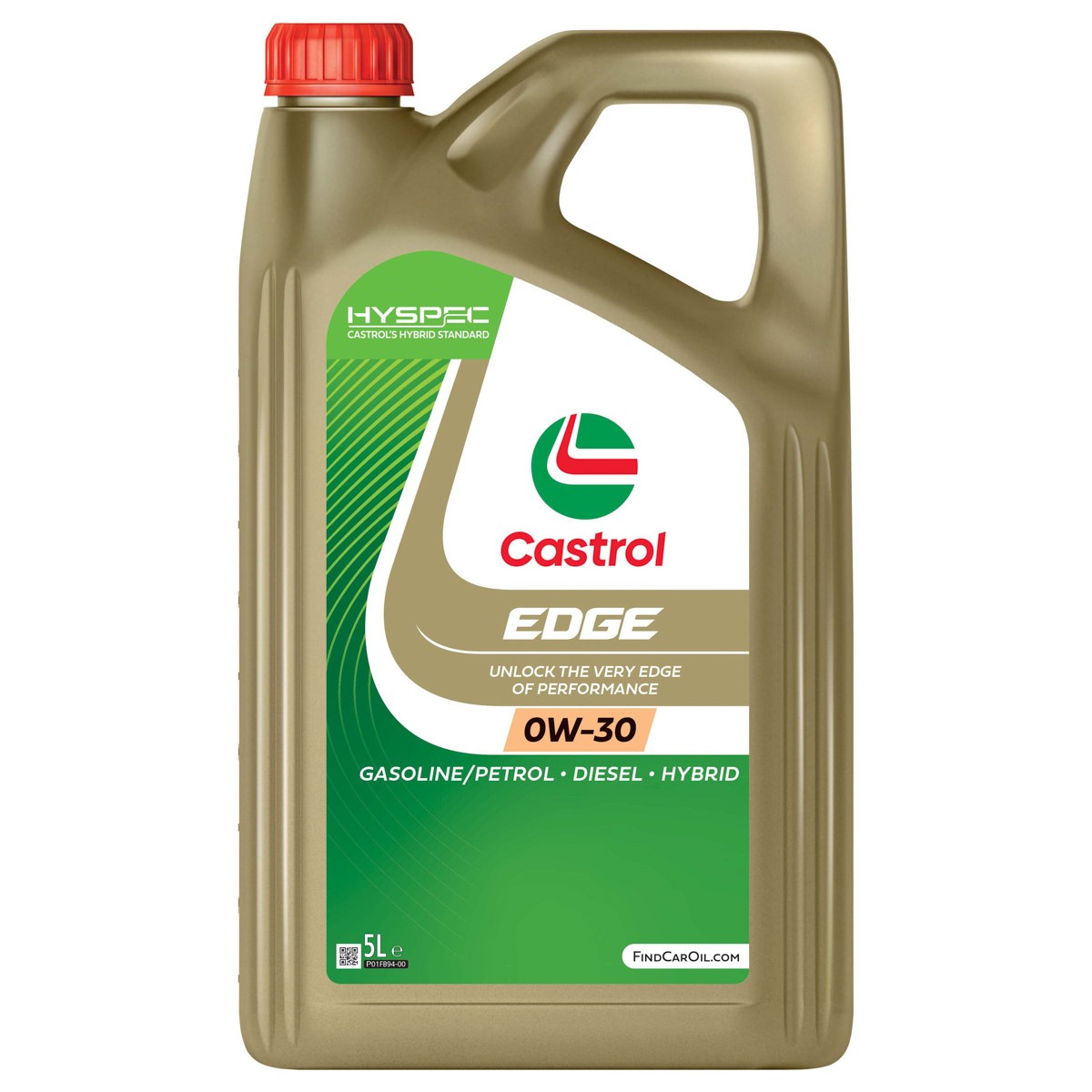 Automobile oil CASTROL 0W-30, 5l, Synthetic Oil longlife 15F642