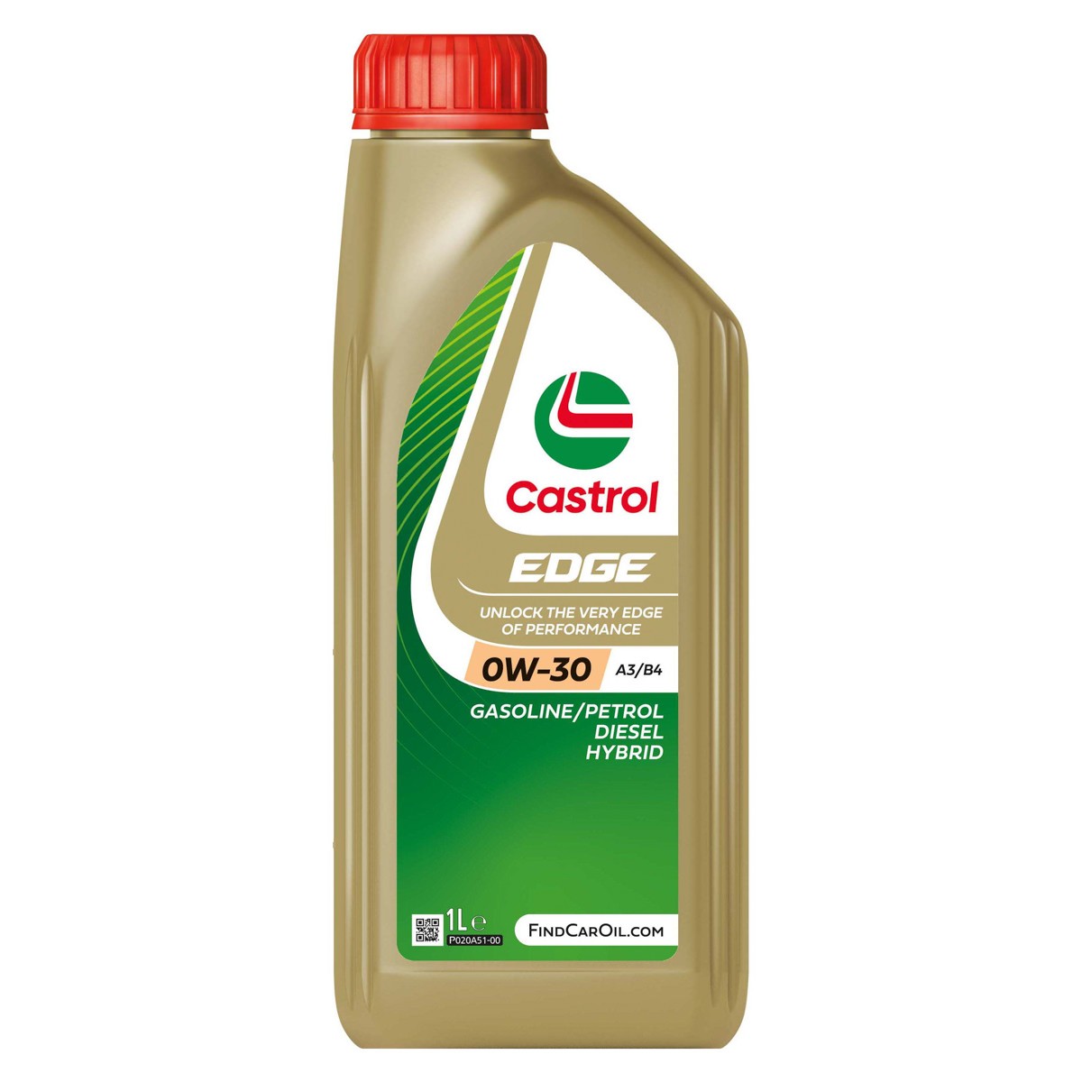 Car oil CASTROL 0W-30, 1l, Synthetic Oil longlife 15F698