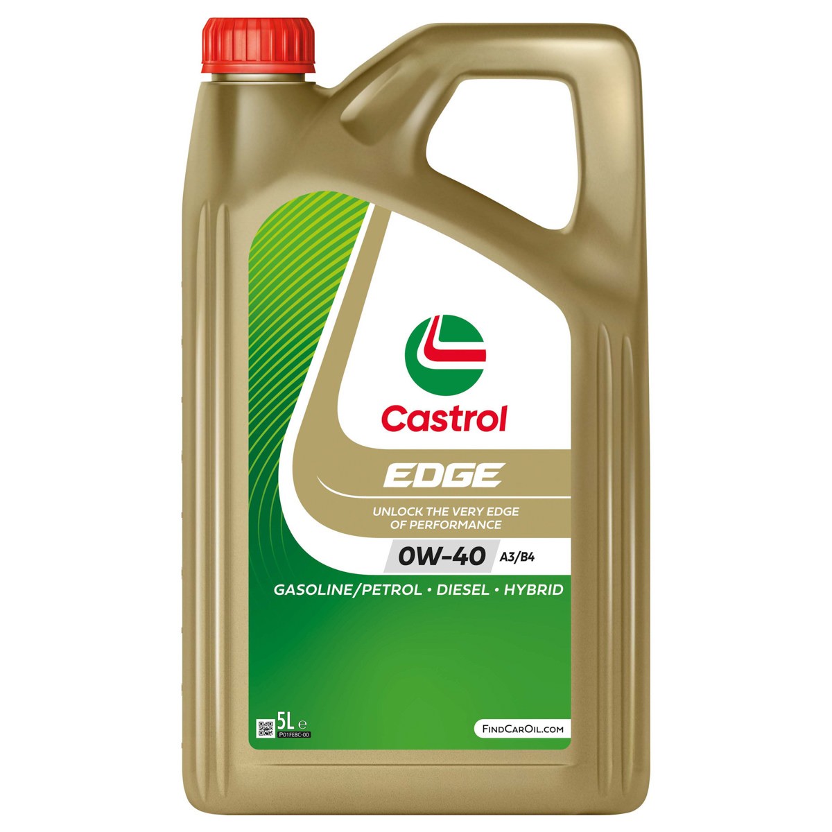 Automobile oil 0W-40 longlife petrol - 15F6B7 CASTROL EDGE, A3/B4