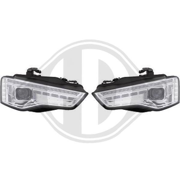 DIEDERICHS Headlight LED and Xenon Audi A5 B8 new 1045384