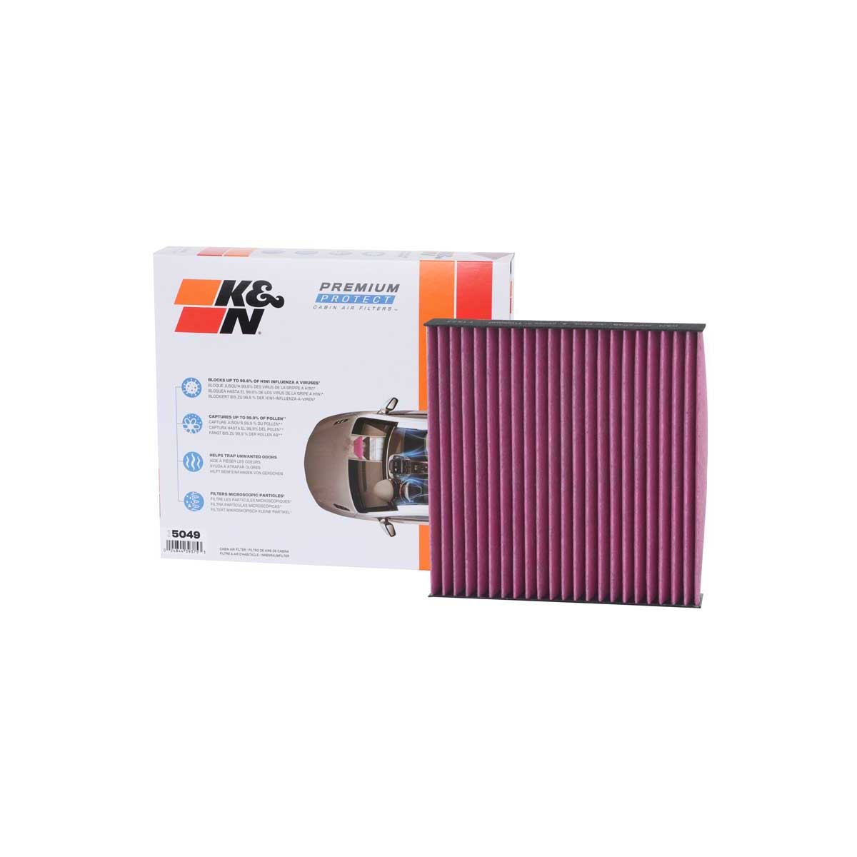 DVF5049 AC filter Disposable Cabin Filter K&N Filters DVF5049 review and test