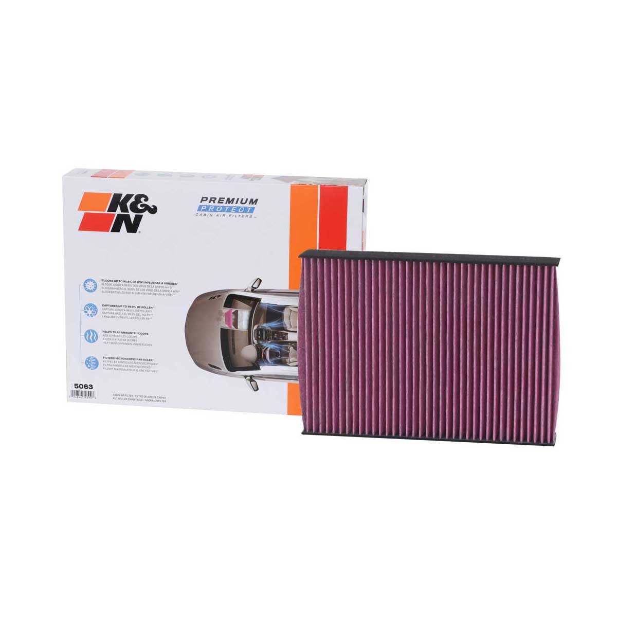 DVF5063 AC filter Disposable Cabin Filter K&N Filters DVF5063 review and test