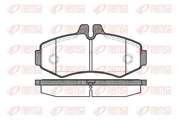 Mercedes VITO Brake pad 2150550 REMSA 0701.00 online buy
