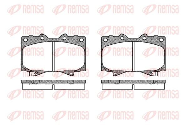 Lexus UX Set of brake pads 2150558 REMSA 0707.04 online buy