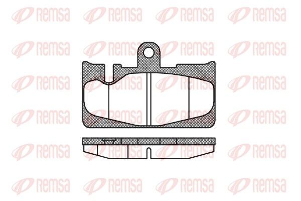 Lexus NX Set of brake pads 2150761 REMSA 0889.00 online buy