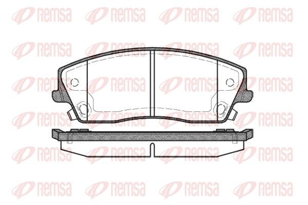 1126.08 REMSA Brake pad set - buy online