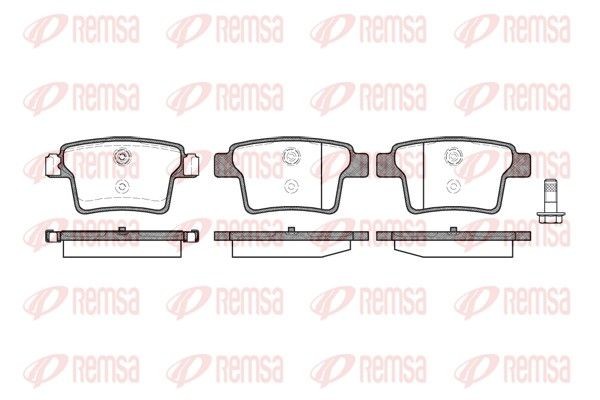 Ford MONDEO Set of brake pads 2151111 REMSA 1149.10 online buy