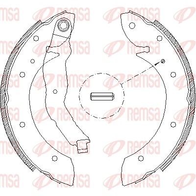 REMSA Brake shoes rear and front BMW 3 Compact (E36) new 4396.00