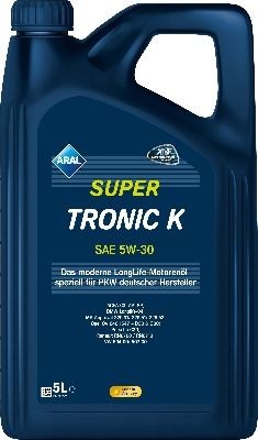 Buy Engine oil ARAL diesel 15F477 SuperTronic, K 5W-30, 5l