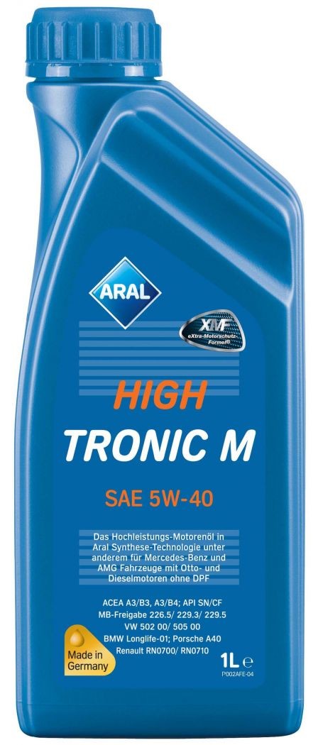 ARAL HighTronic M 15F48C Auto oil RENAULT Megane CC (EZ) 1.2 TCe 116 hp Petrol 2012