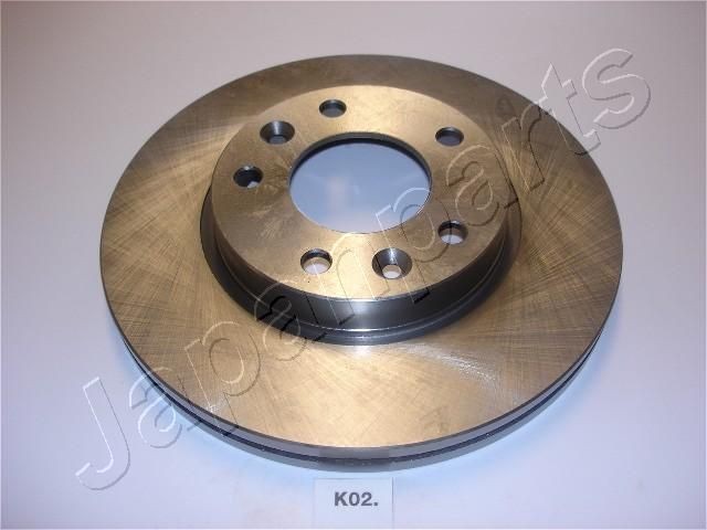 JAPANPARTS DI-K02 Brake disc Front Axle, 274,3x24mm, 5x72, Vented