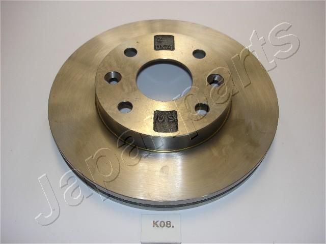JAPANPARTS DI-K08 Brake disc Front Axle, 234,3x22mm, 4x55, Vented