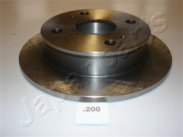 JAPANPARTS DP-200 Brake disc Rear Axle, 230,5x10mm, 4x60, solid