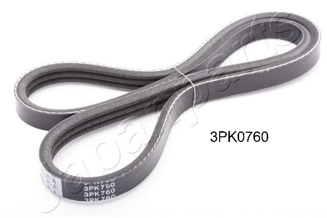 JAPANPARTS DV-3PK0760 Serpentine belt 760mm, 3