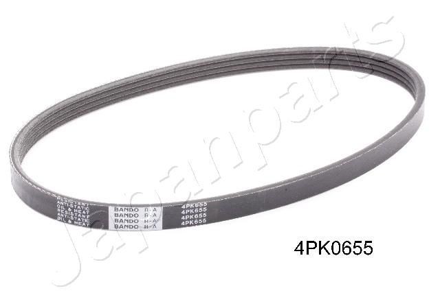 JAPANPARTS DV-4PK0655 Serpentine belt 655mm, 4